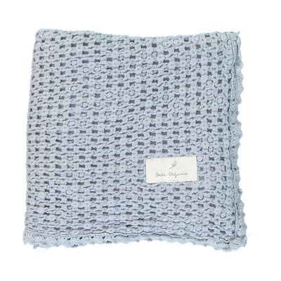 Waffle Blanket | Atlantic Blue