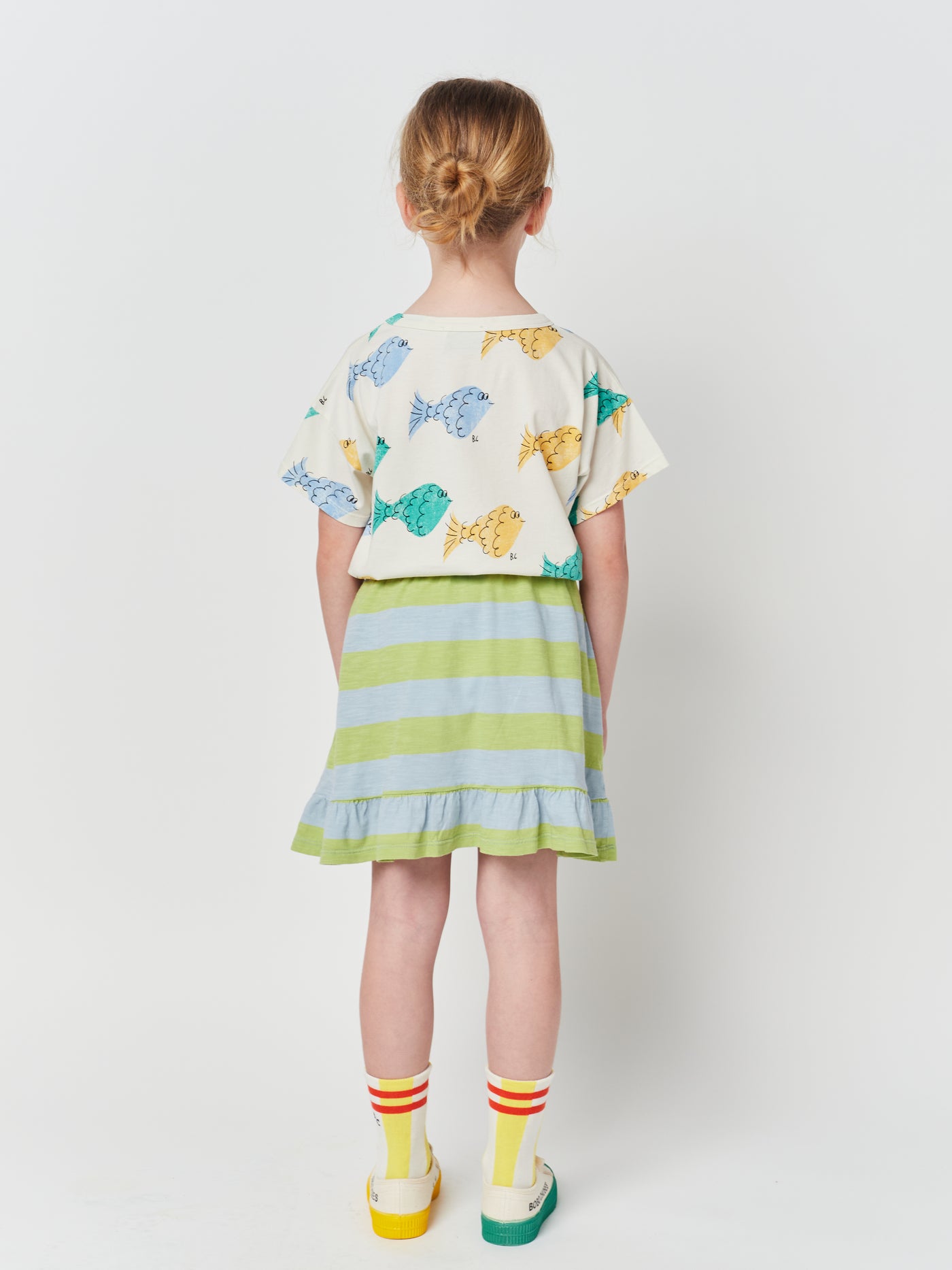 Yellow Stripes Skirt - COCO LETO