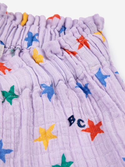 Multicolor Stars Woven Skirt