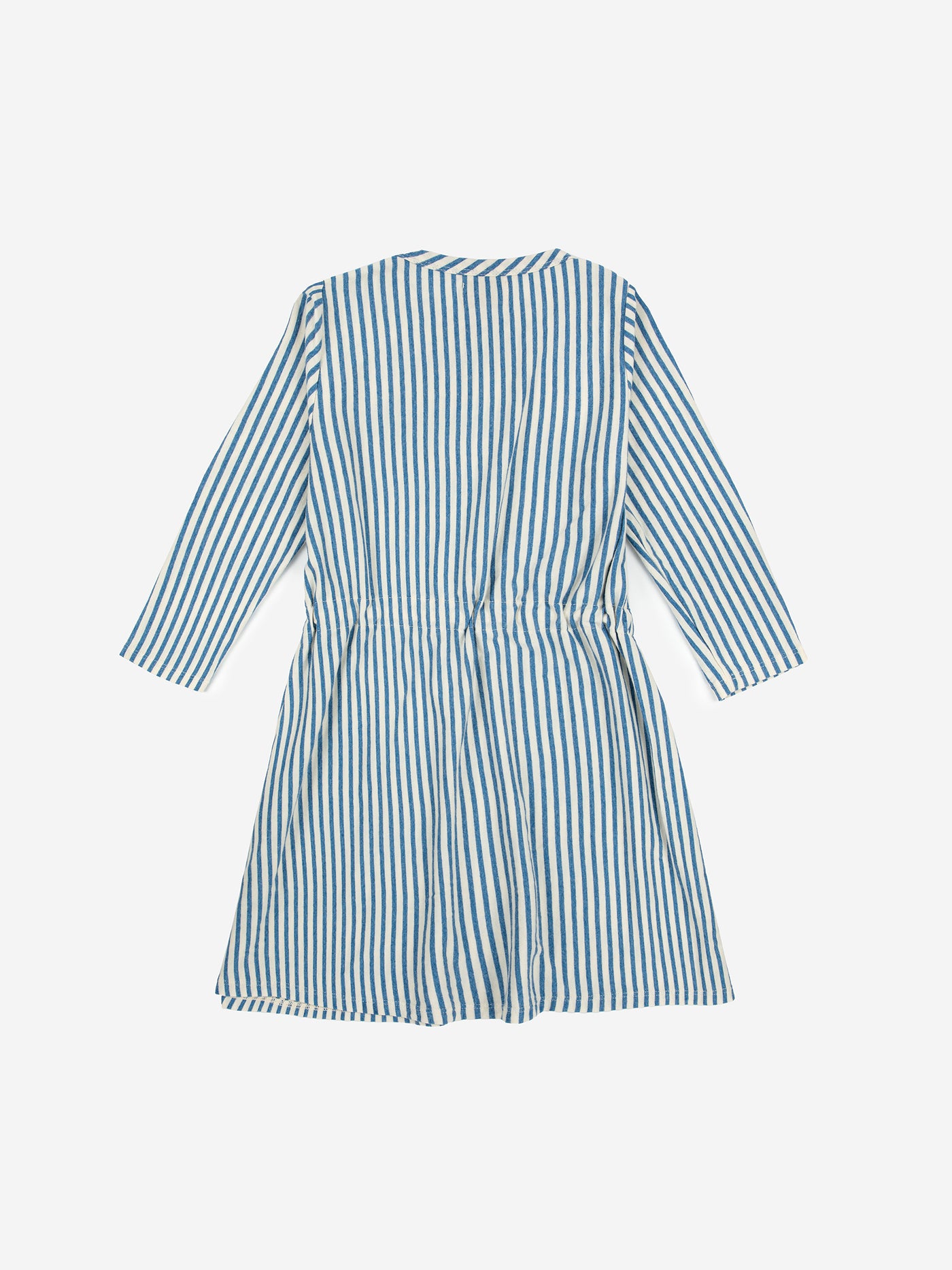 Blue Stripes Long Sleeve Dress