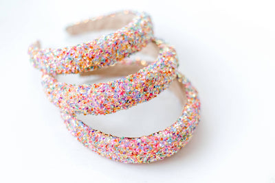 Beaded Headband | Pretty in Pink