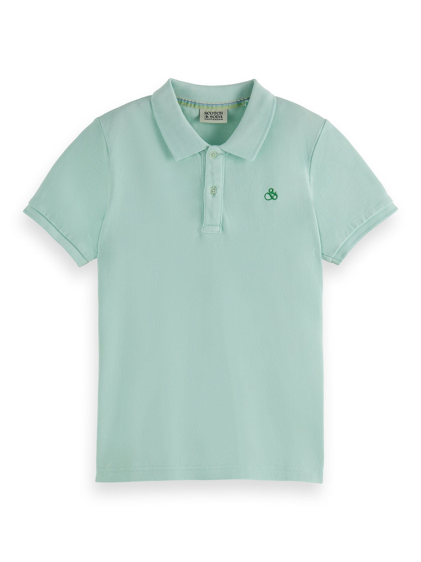 Garment Dyed Short Sleeved Pique Polo