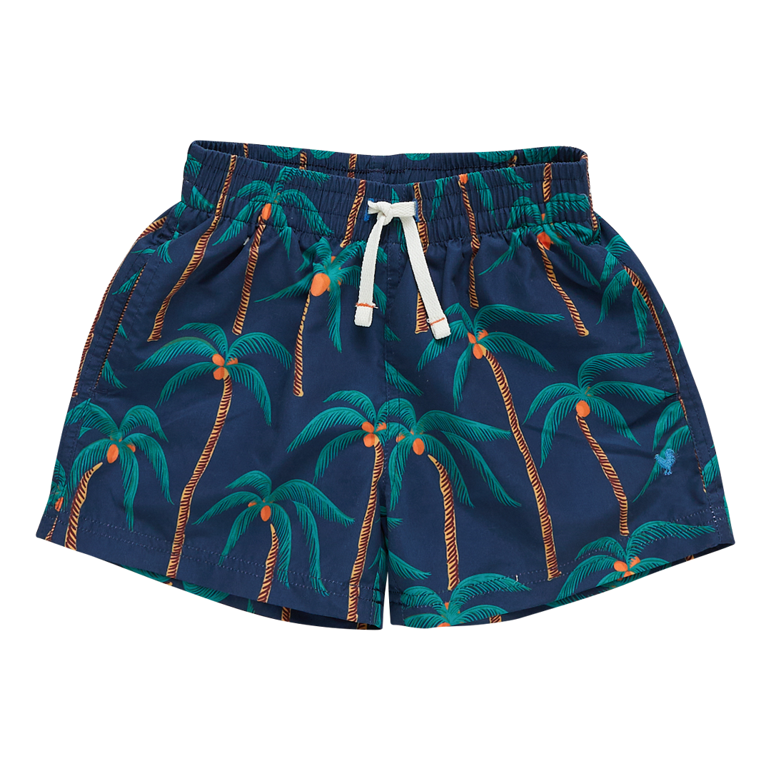Men's Palm Tree Swim Shorts